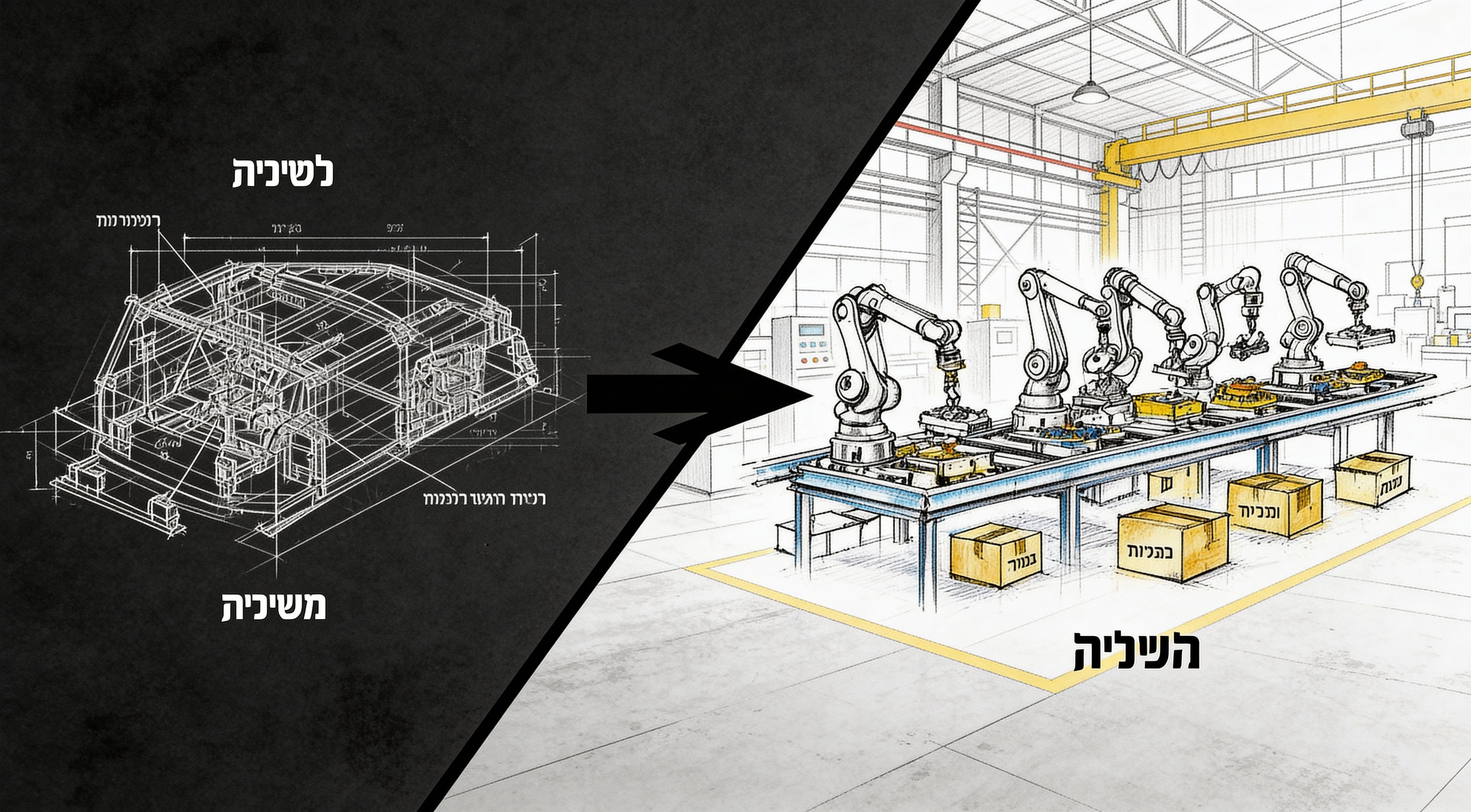 העברה מפיתוח לייצור בלי טעויות יקרות