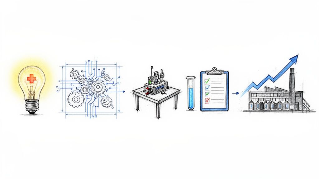 פיתוח מוצר רפואי: איך הופכים רעיון למציאות בחדר הניתוח