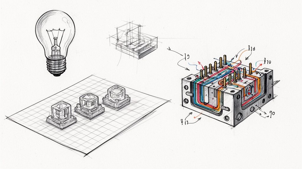 כך תפתחו מוצרי פלסטיק שעובדים באמת, מהשרבוט הראשון ועד לייצור המוני
