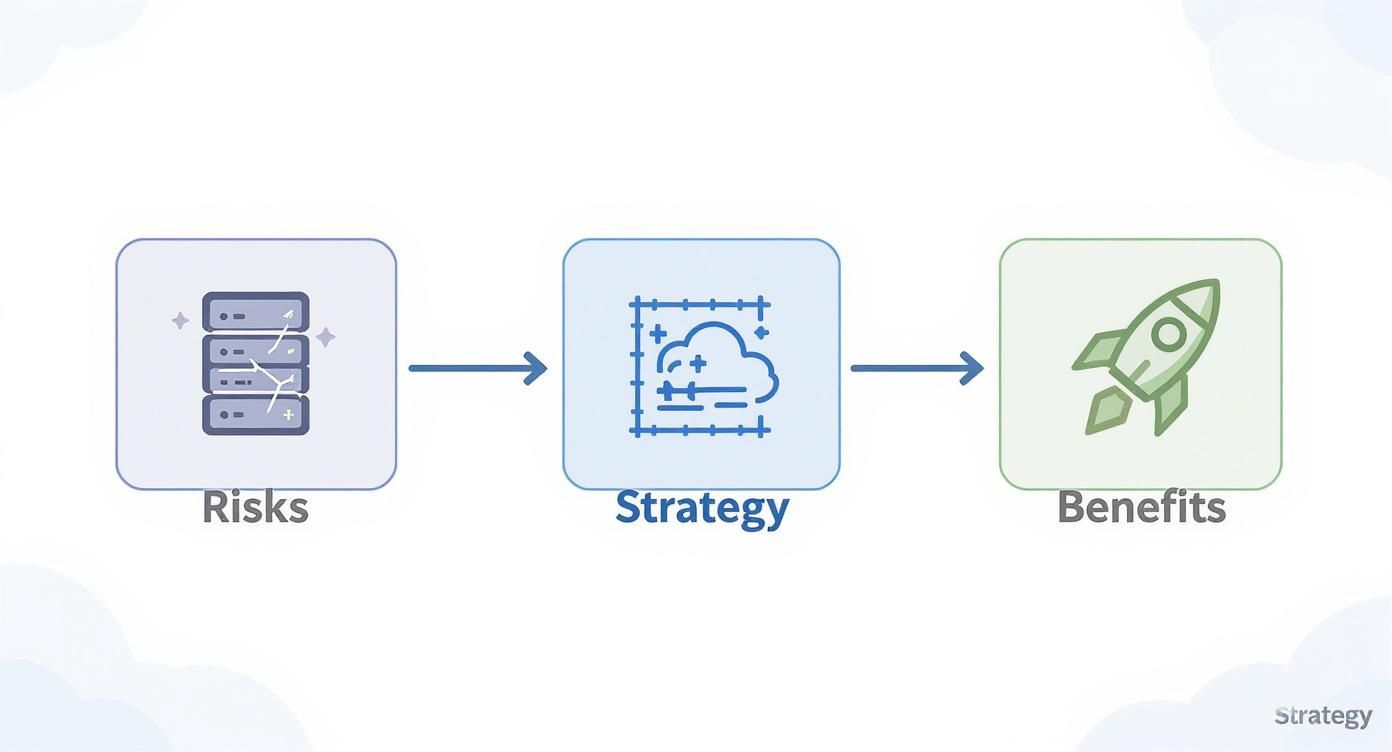 Infographic about cloud strategy consultant