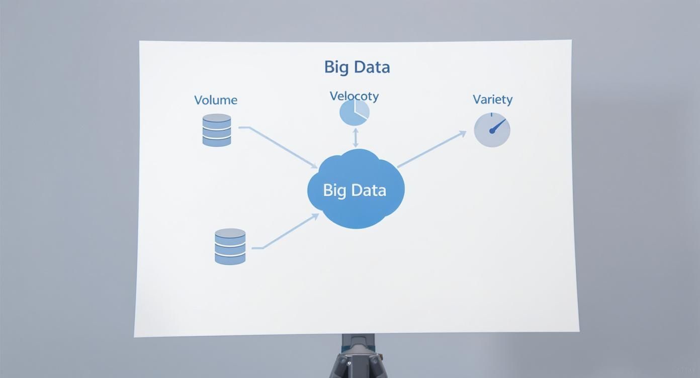 Infographic about big data in retail industry