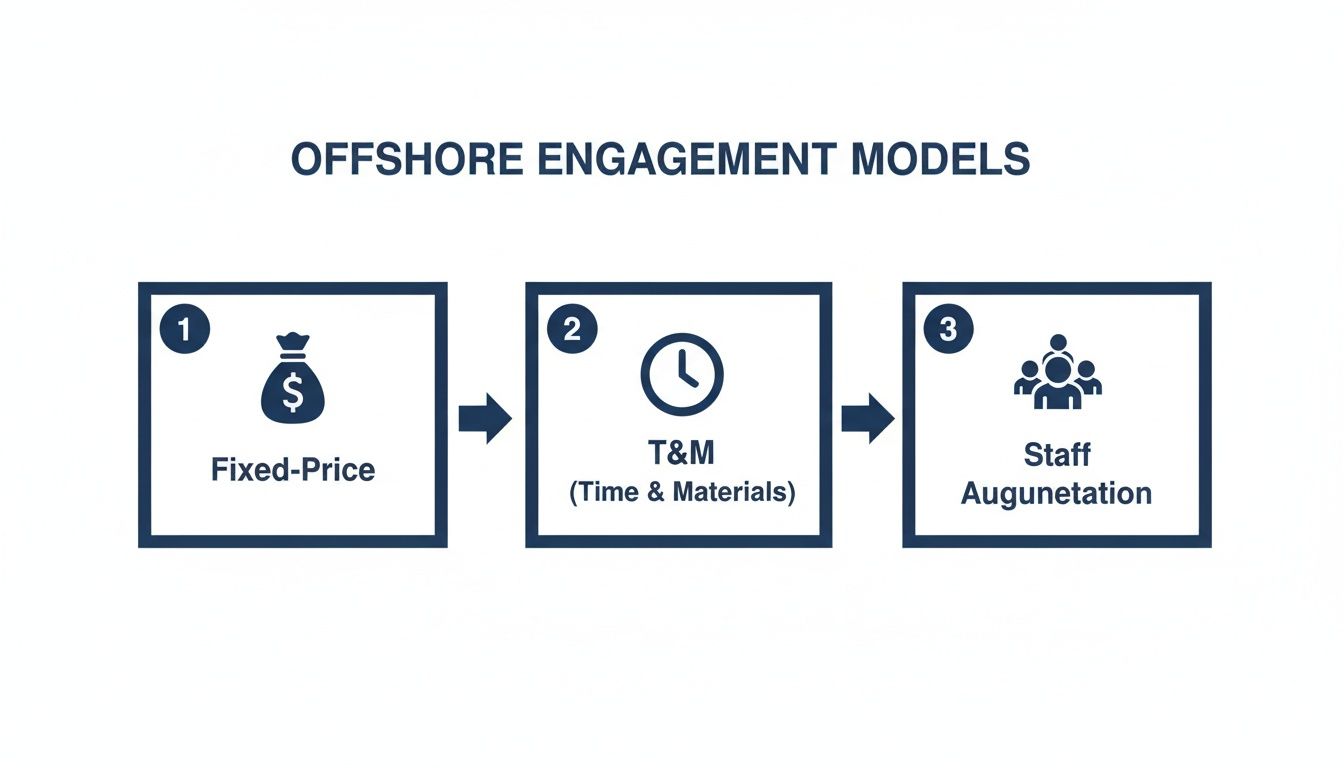 Infographic about offshore software development teams