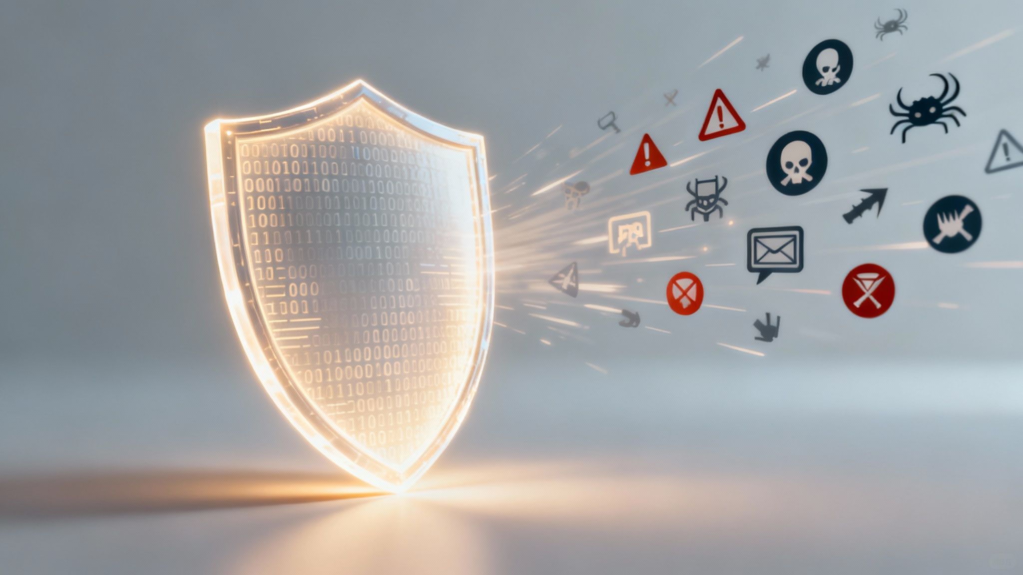 Diagram showing AI's role in detecting cyber threats and anomalies