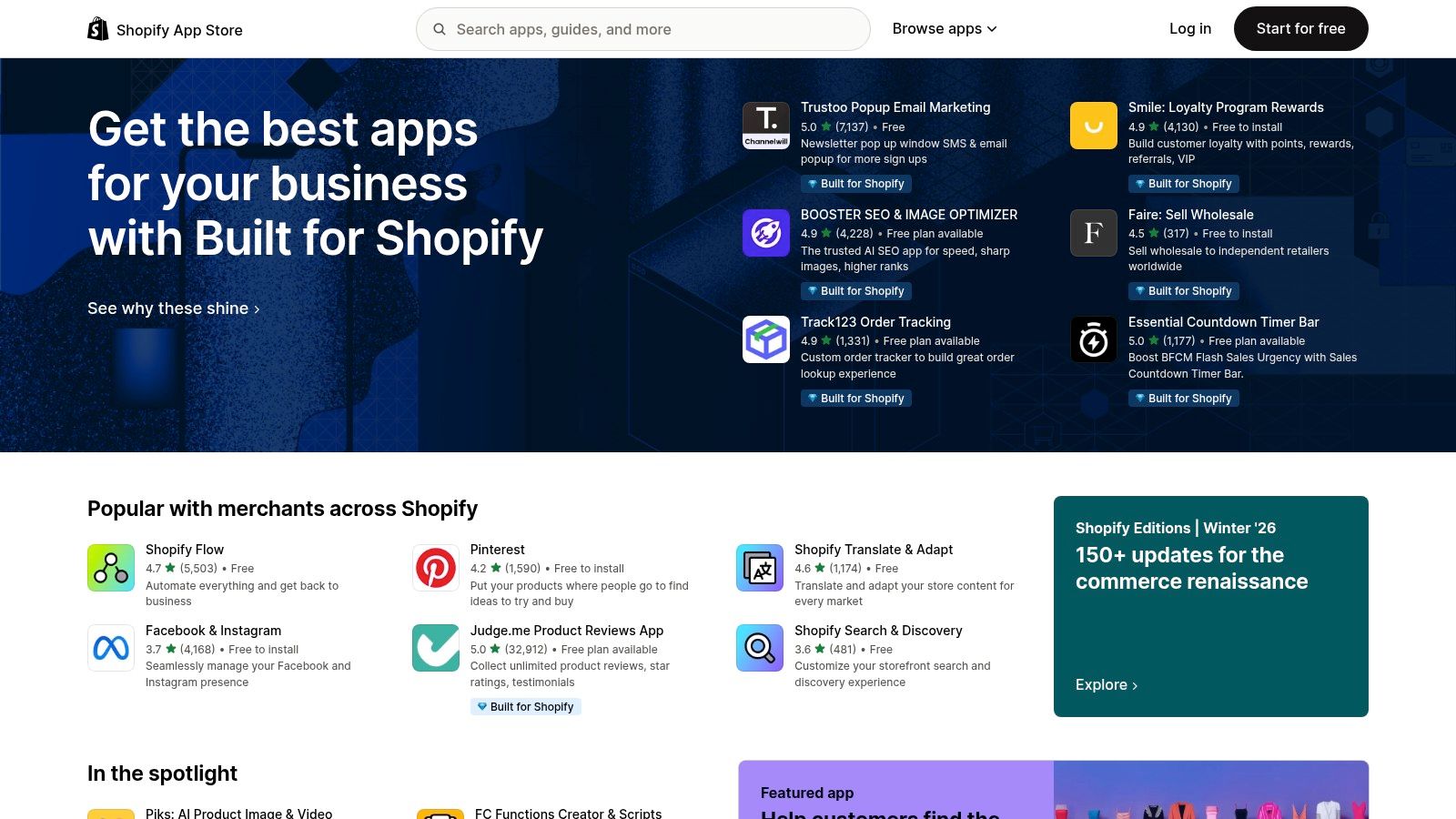 Shopify App Store