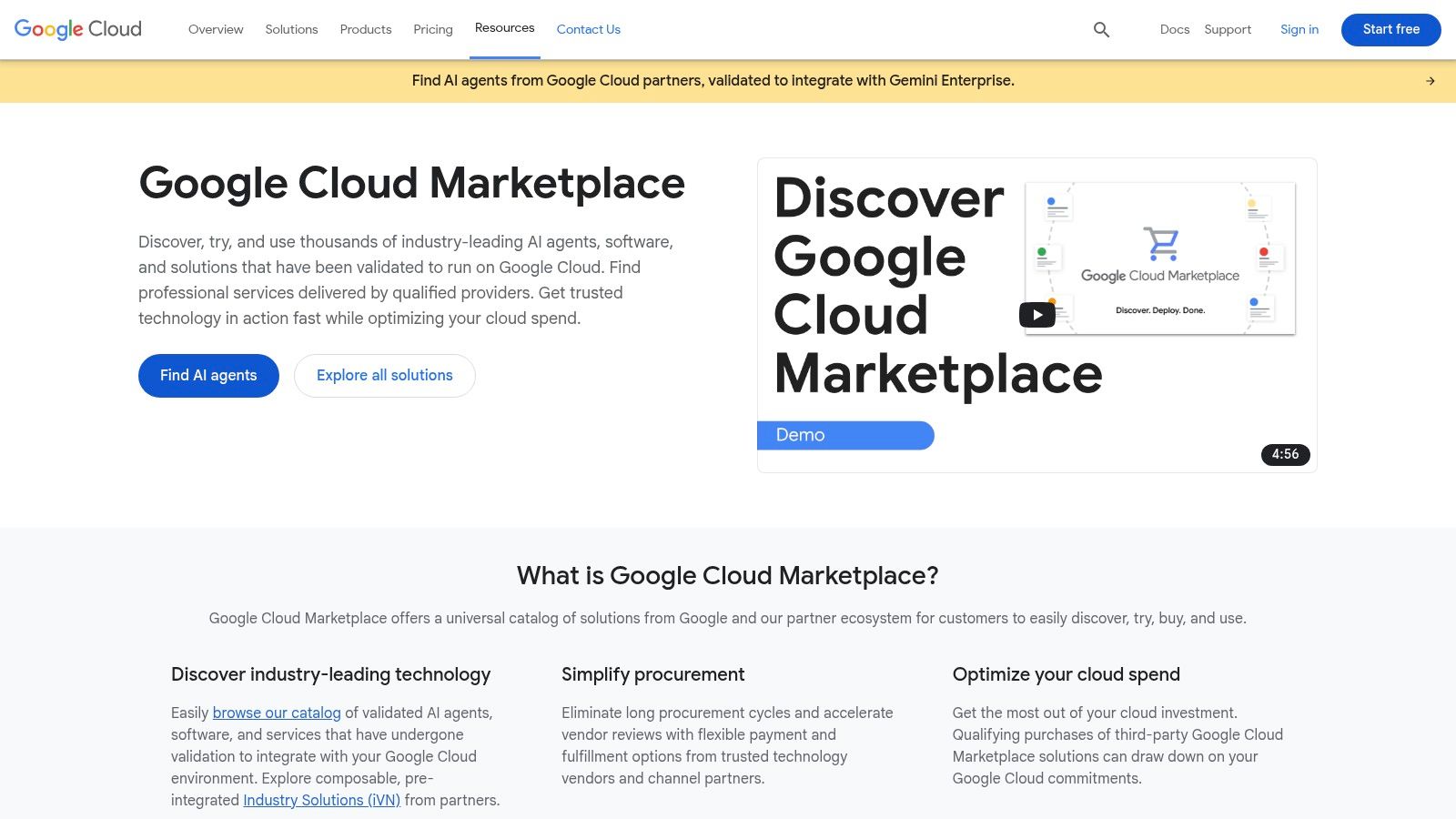 Google Cloud Marketplace (Healthcare & Life Sciences)