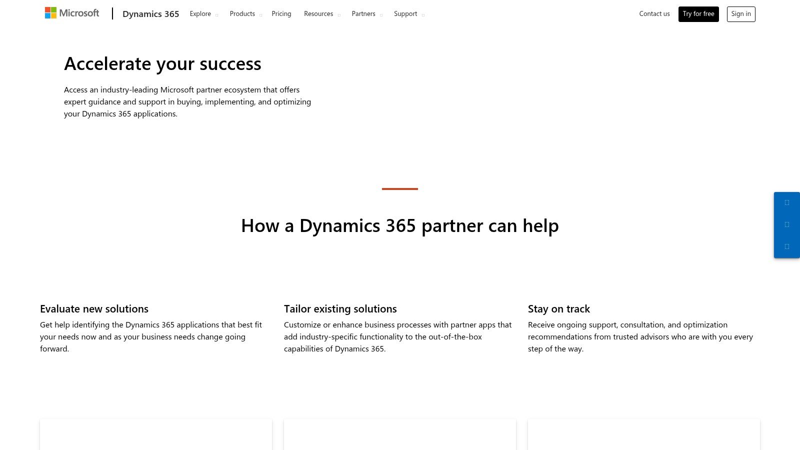 Microsoft Dynamics 365 – Find a Partner (AppSource/Partner directory)