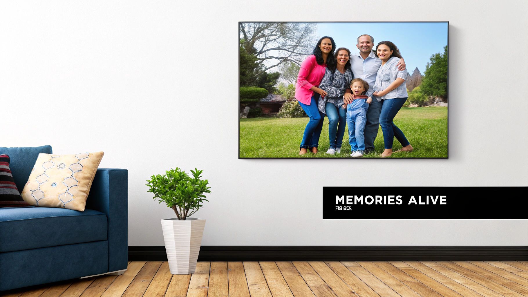 Close-up of a high-quality canvas print showing detailed texture and color.