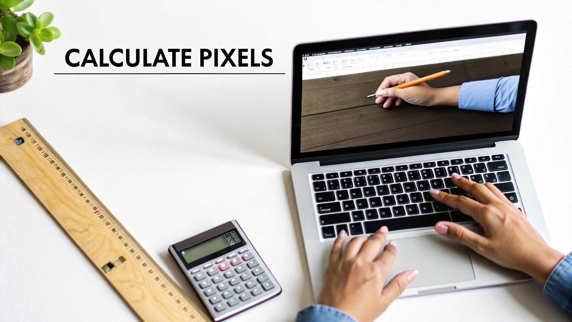 A low-resolution image of a landscape that is pixelated and blurry, showing the negative effects of low DPI.