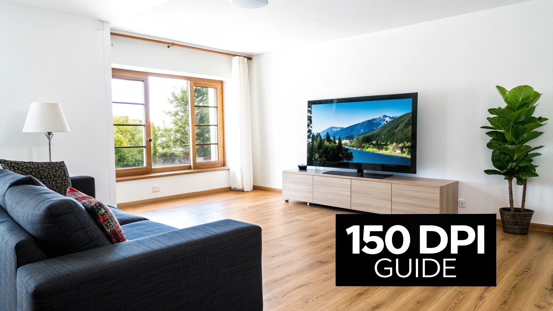 A close-up shot of a canvas print showing the texture and color detail, illustrating the concept of print resolution.