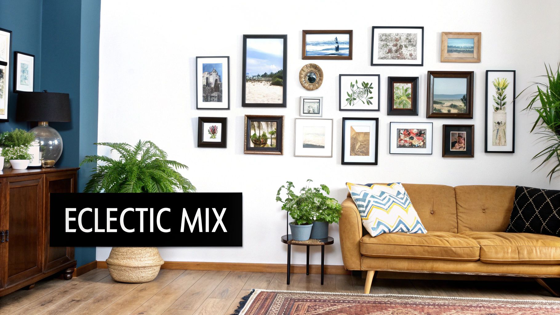 The Eclectic/Salon Wall