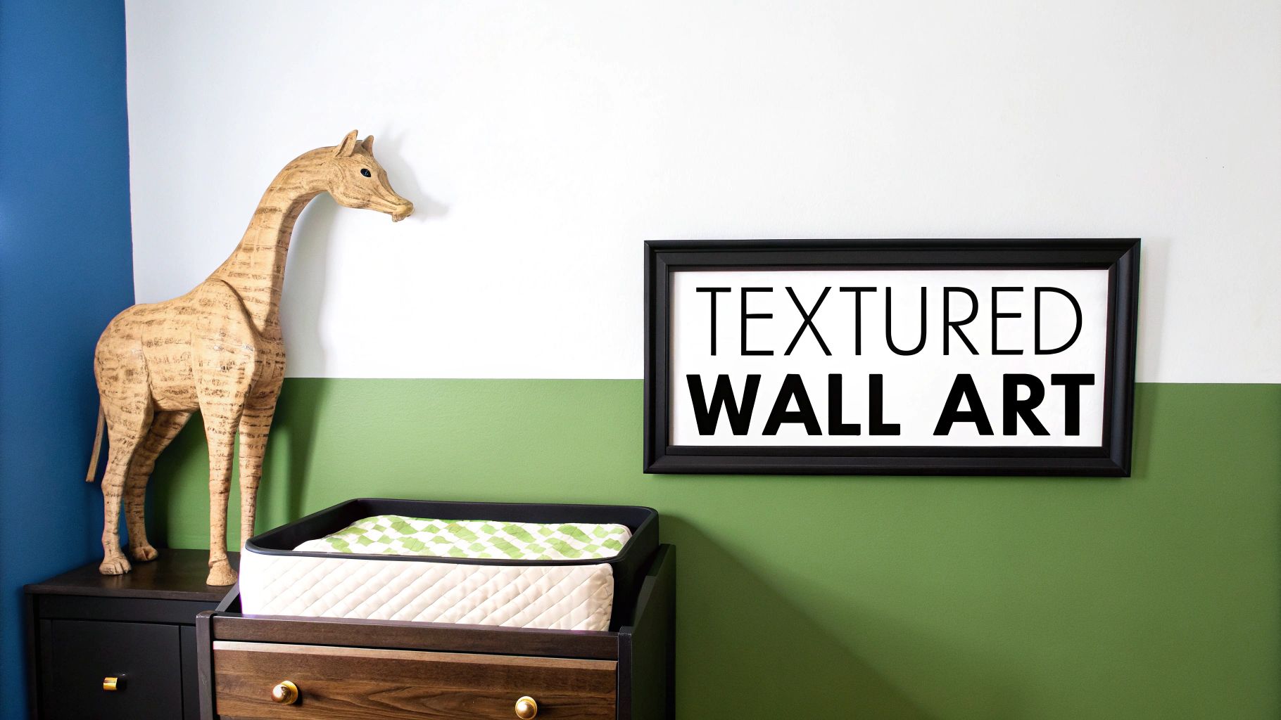 3D Wall Art and Textured Elements