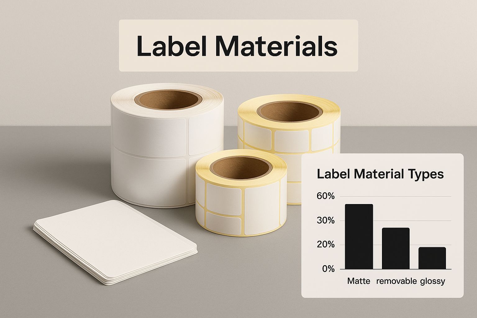 Infographic about how to create custom labels