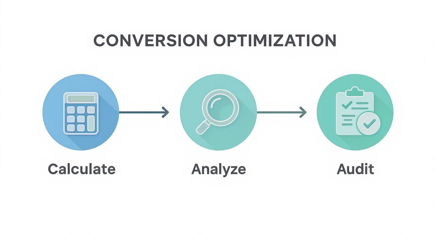 Infographic about landing page conversion rate optimization
