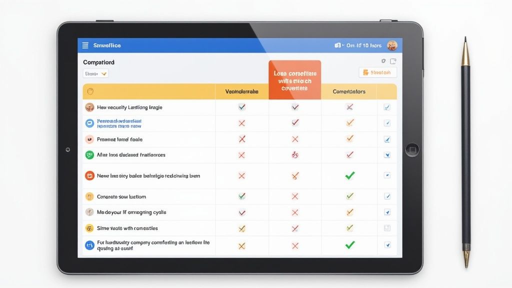 People collaborating around a chart, symbolizing promotion and strategy