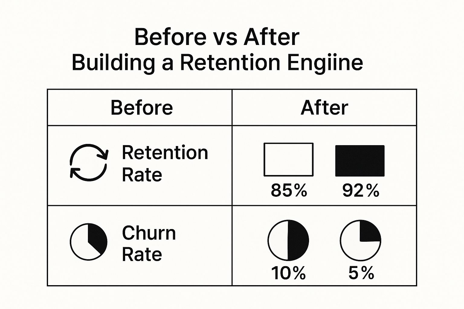 Infographic about improving customer lifetime value