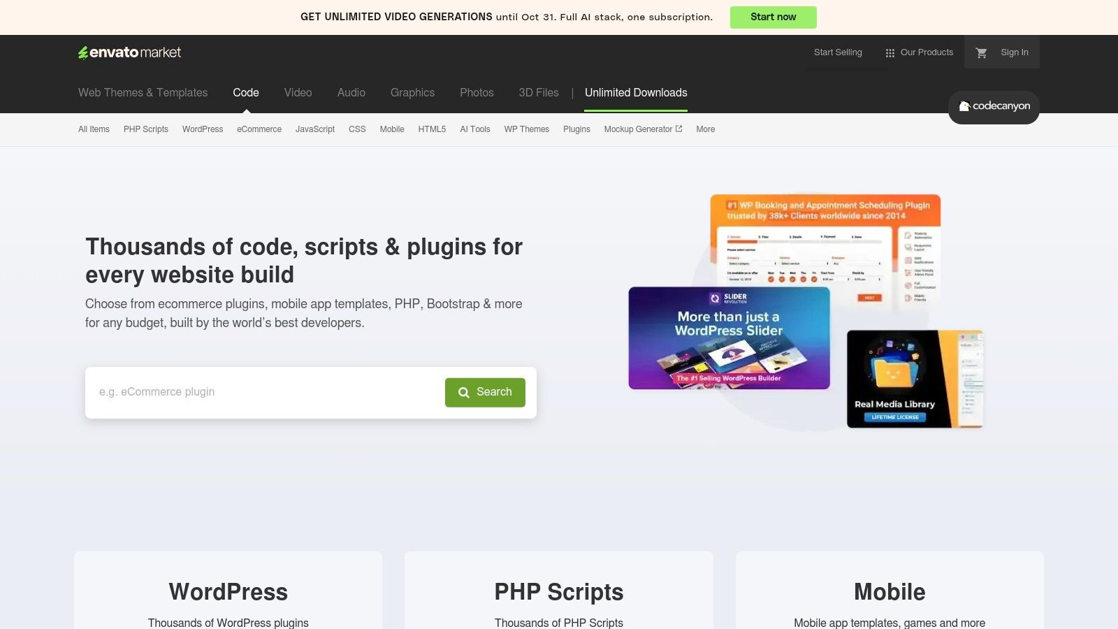 Envato Market (CodeCanyon)