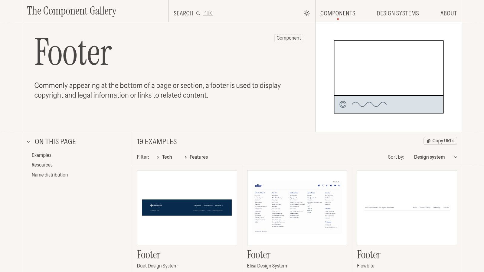 The Component Gallery