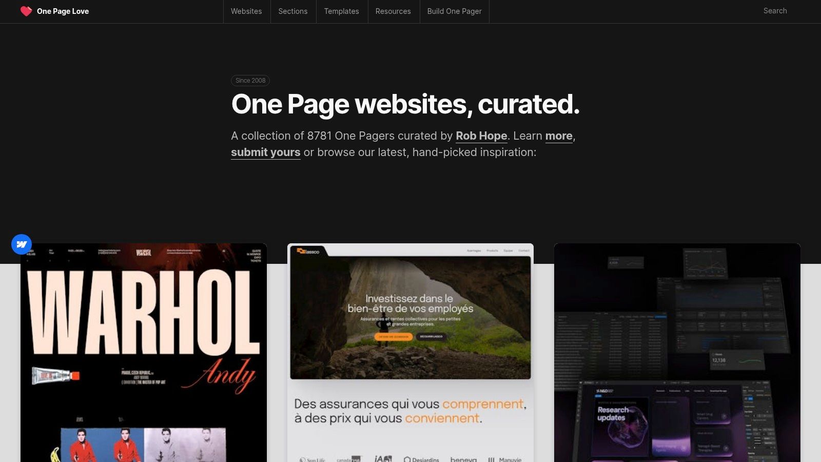 One Page Love