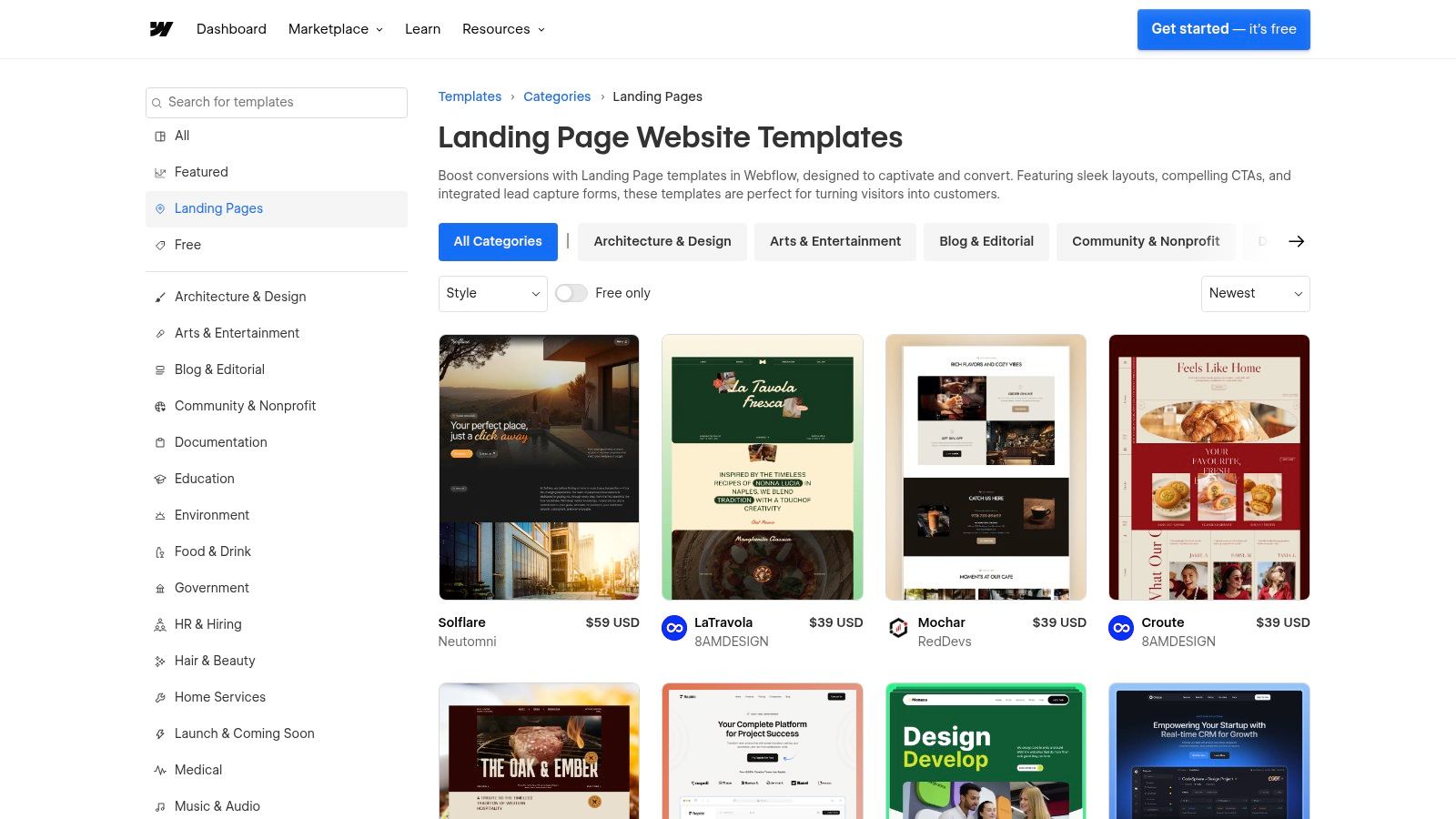 Webflow Templates