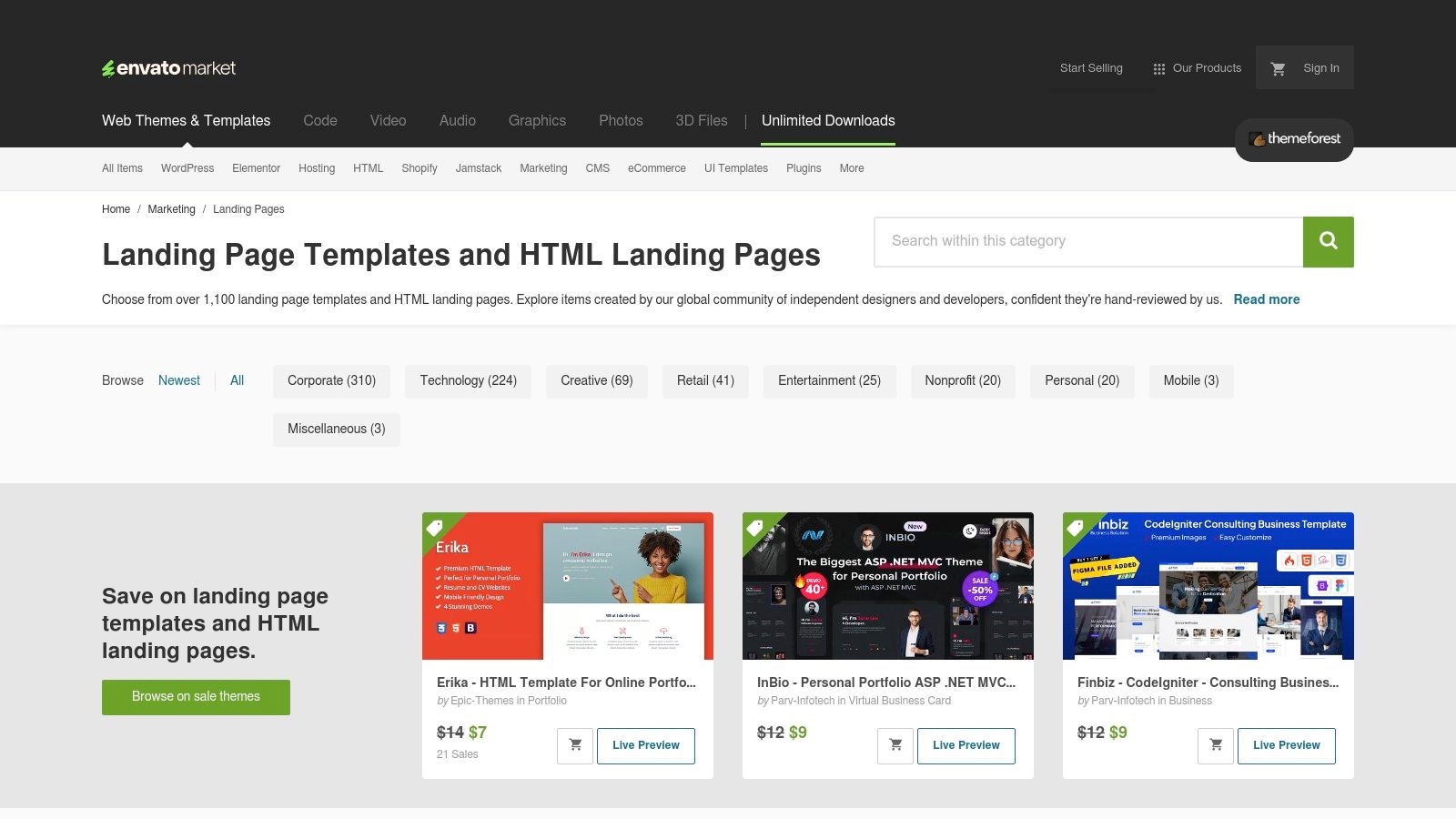 ThemeForest (Envato Market)