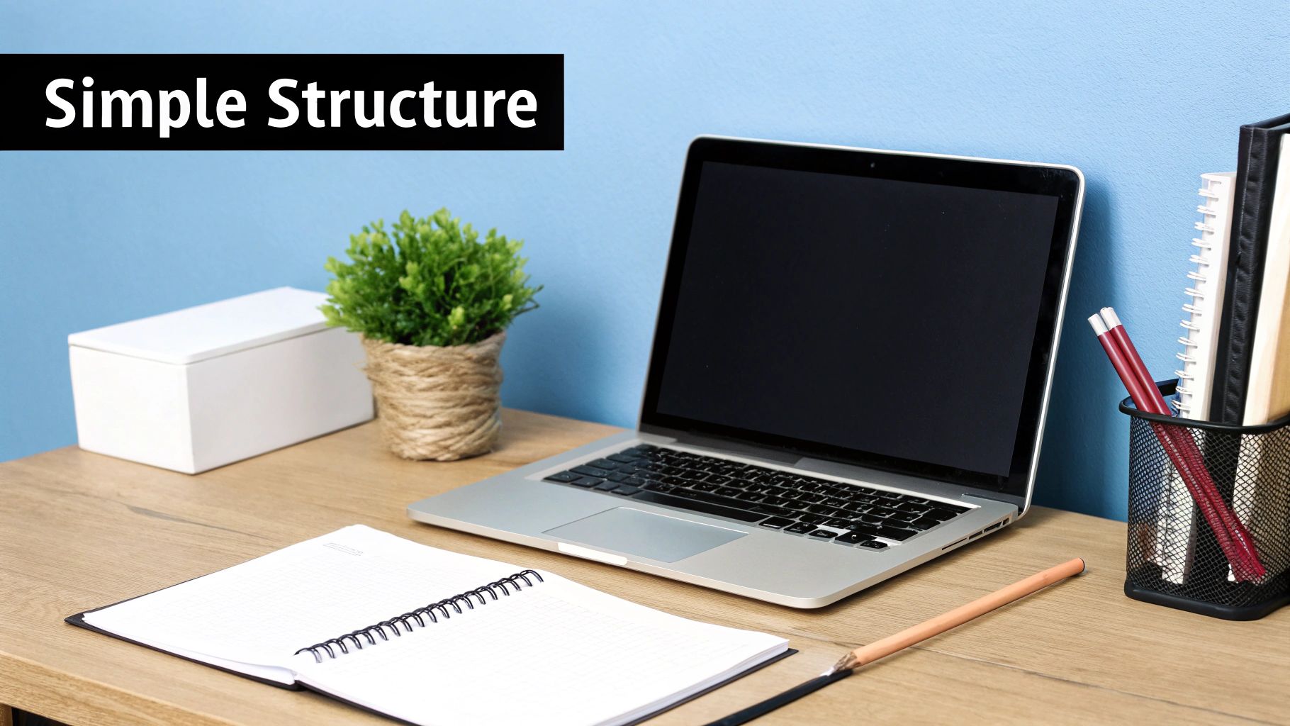 An organisational chart showing a traditional hierarchical structure.