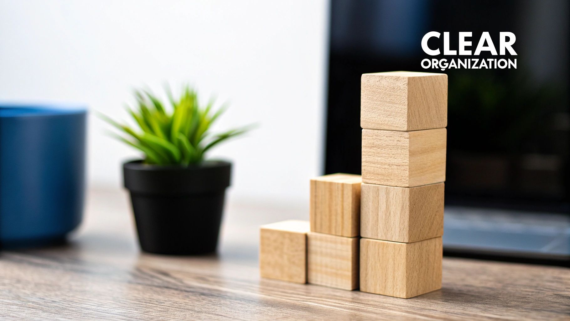 A basic organisational chart showing a hierarchy with a CEO at the top, followed by VPs, directors, managers, and employees.