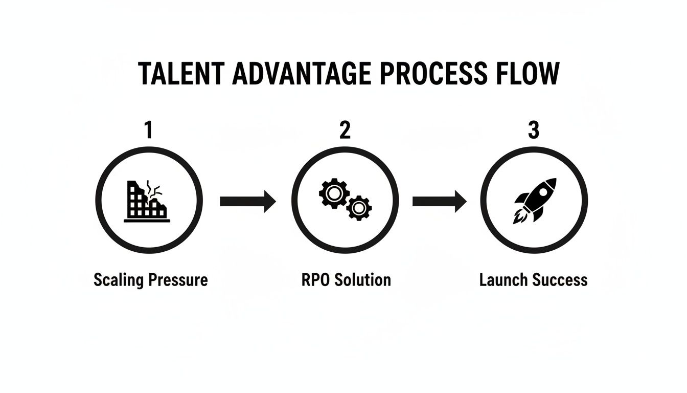 project rpo for new business units or product launches