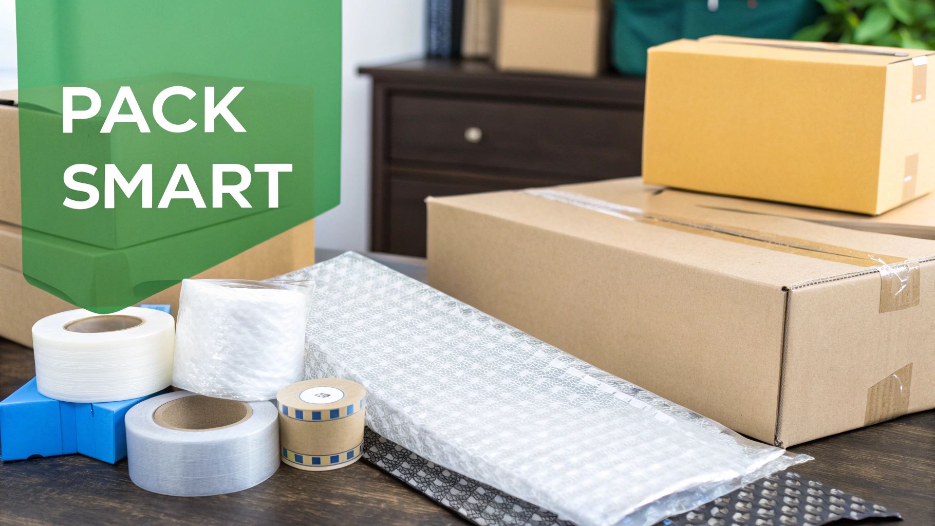 Pack Strategically with Proper Materials