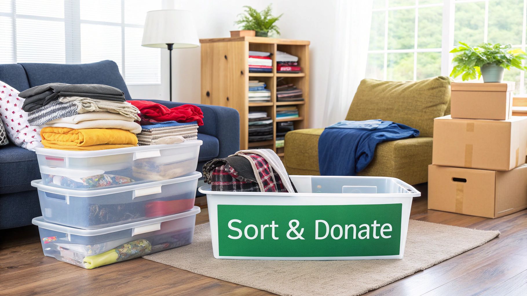 Declutter and Downsize Possessions