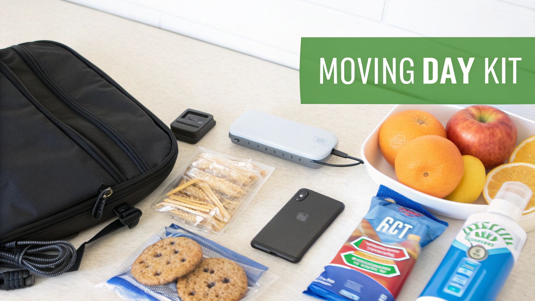 A professional removalist on the phone confirming details with a client.