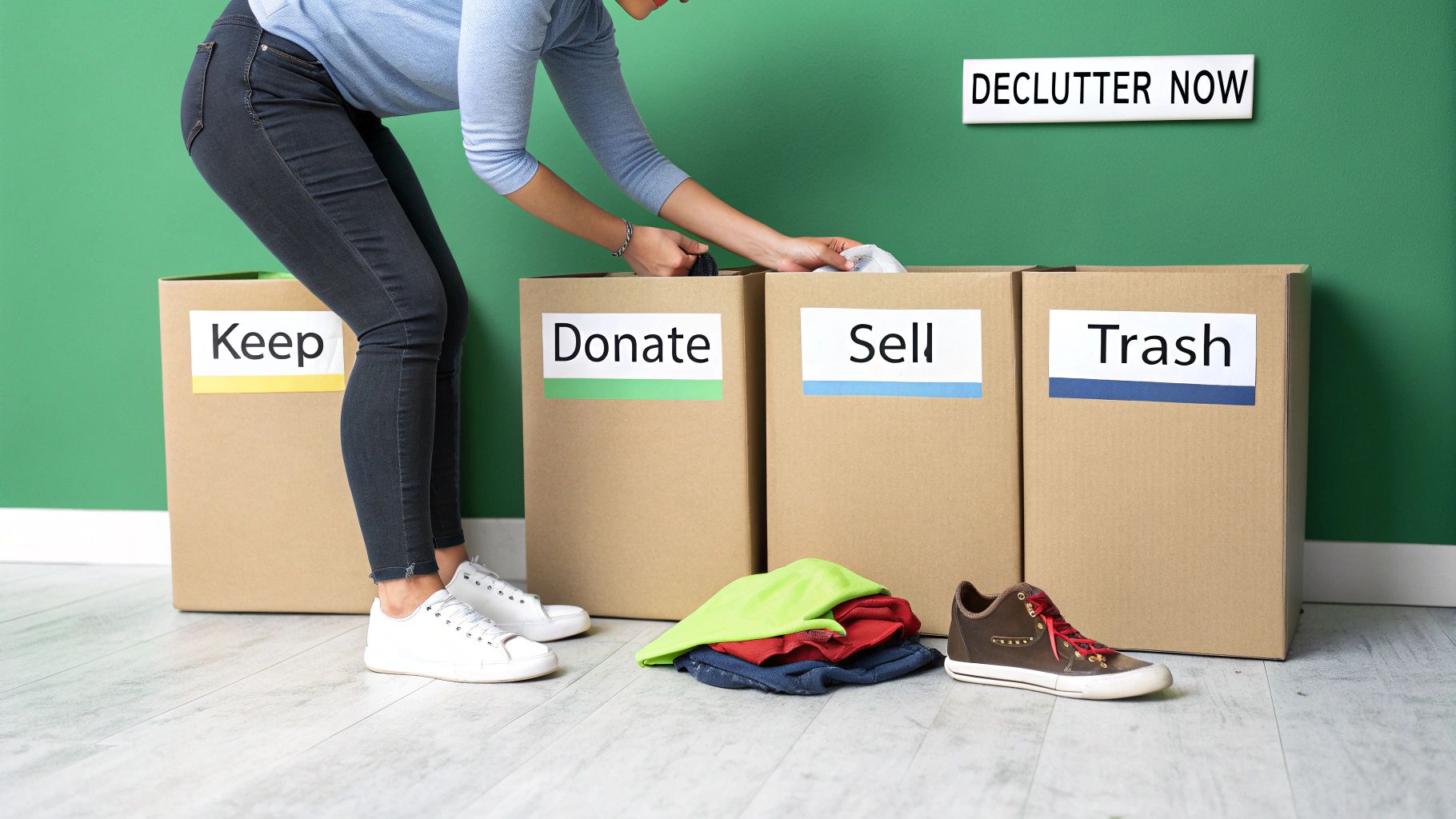 Declutter and Organize Belongings
