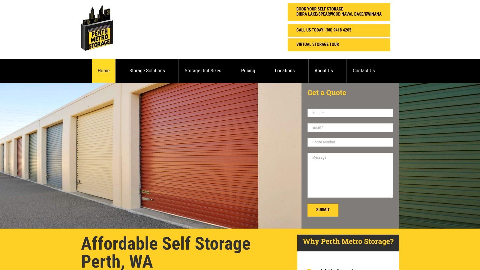 2. Perth Metro Storage: A Legacy of Trust and Versatility