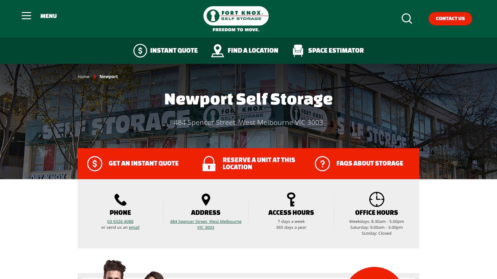 Fort Knox Self Storage facility exterior