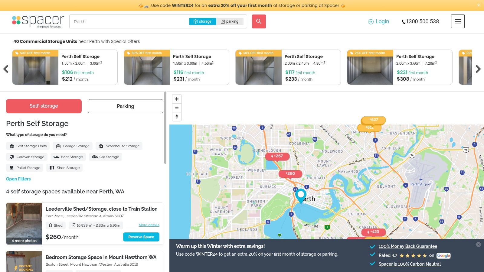 5. Spacer: The Airbnb of Self-Storage