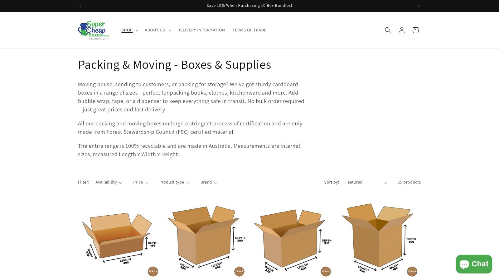 Super Cheap Boxes