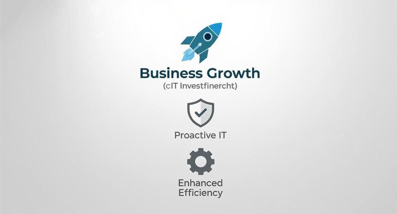 Infographic about it services for small business