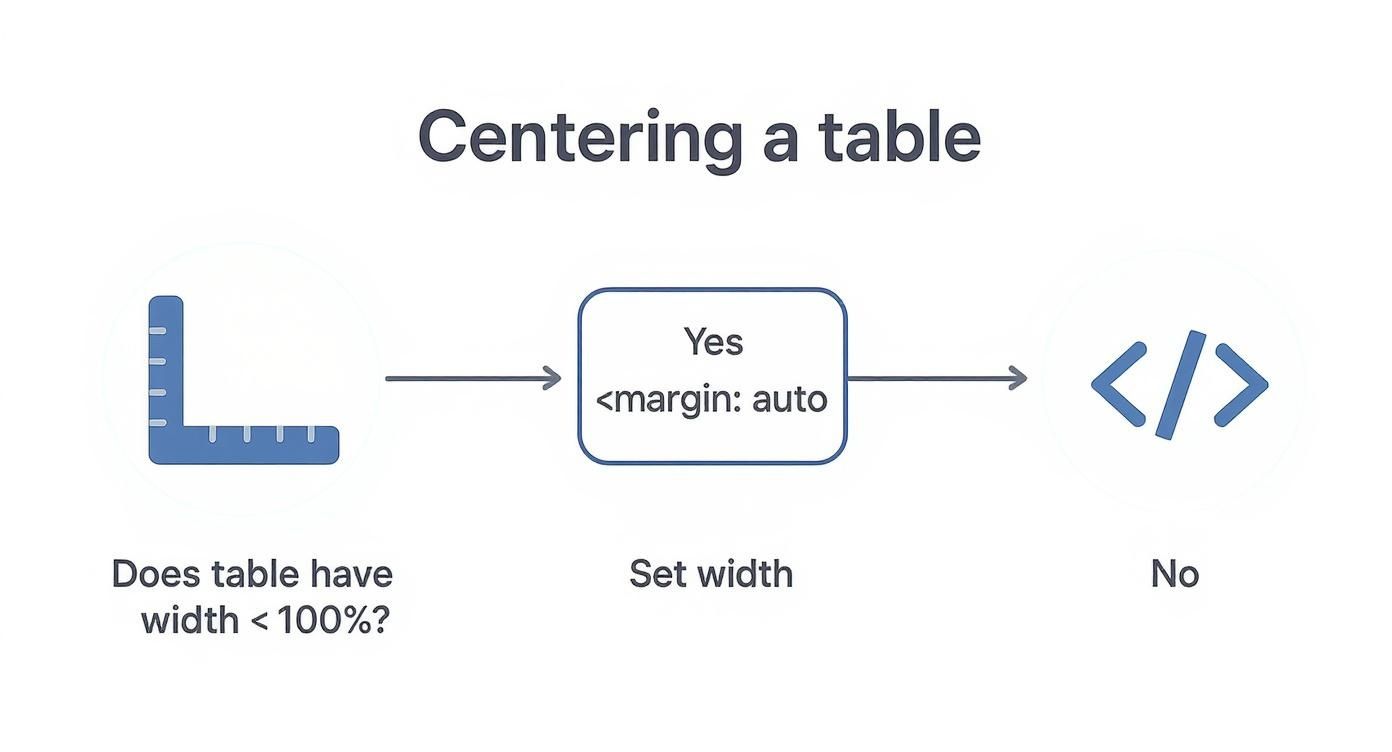 How to Center Table HTML The Right Way