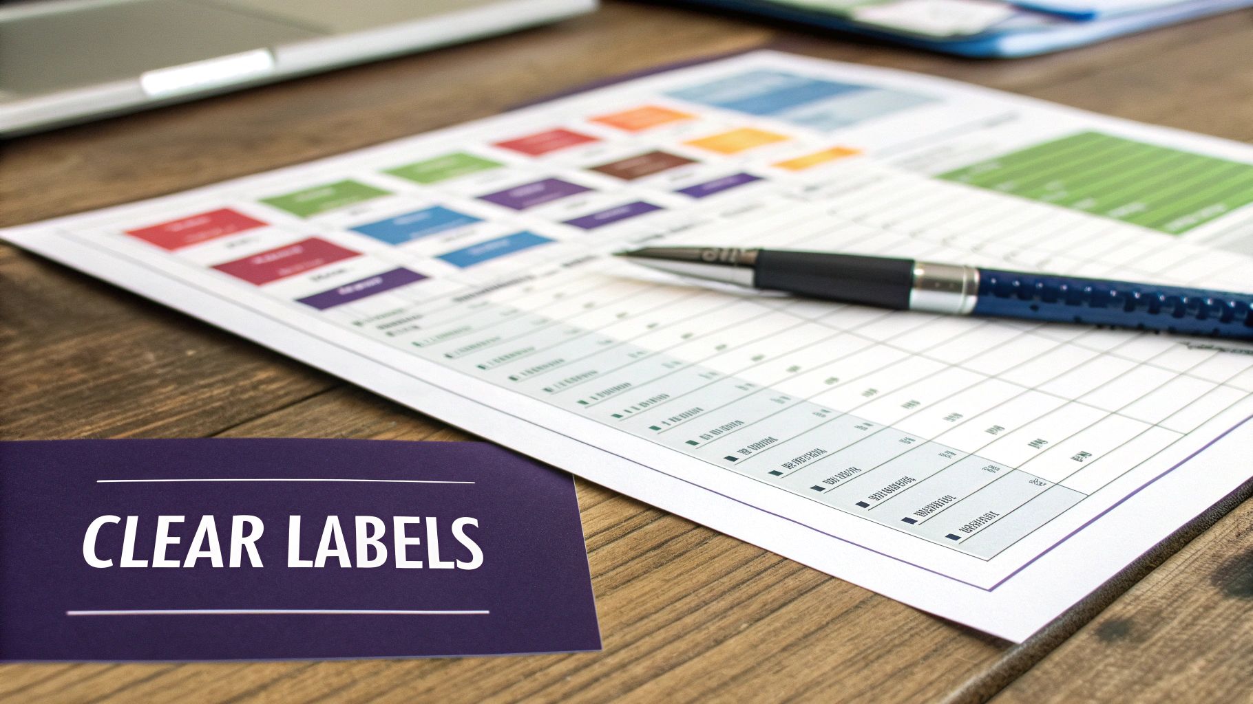 Implement Clear Labeling and Legends