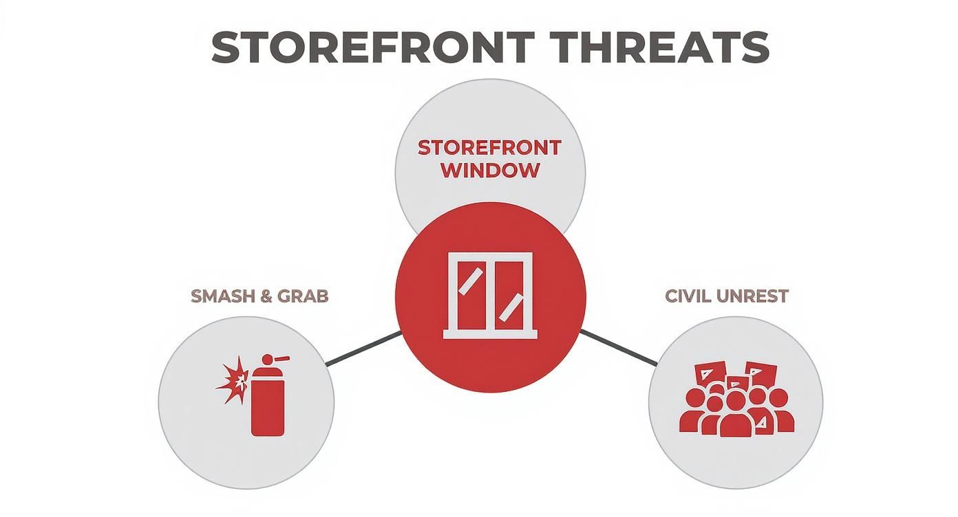 A Guide to Commercial Storefront Windows - Fortress Security Films
