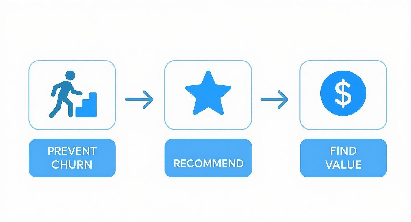 Infographic about predictive analytics for marketing