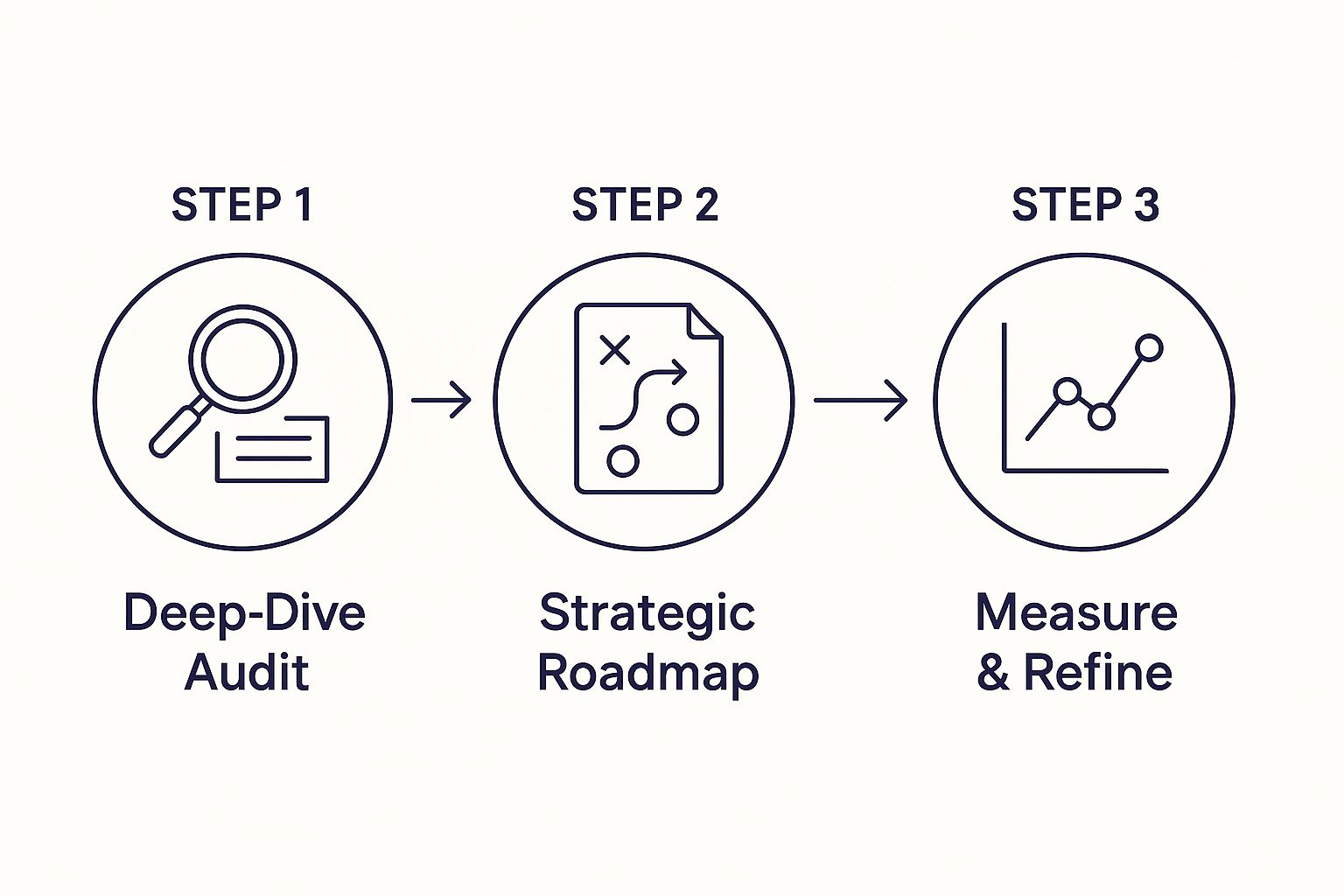 Infographic about digital marketing strategy consulting