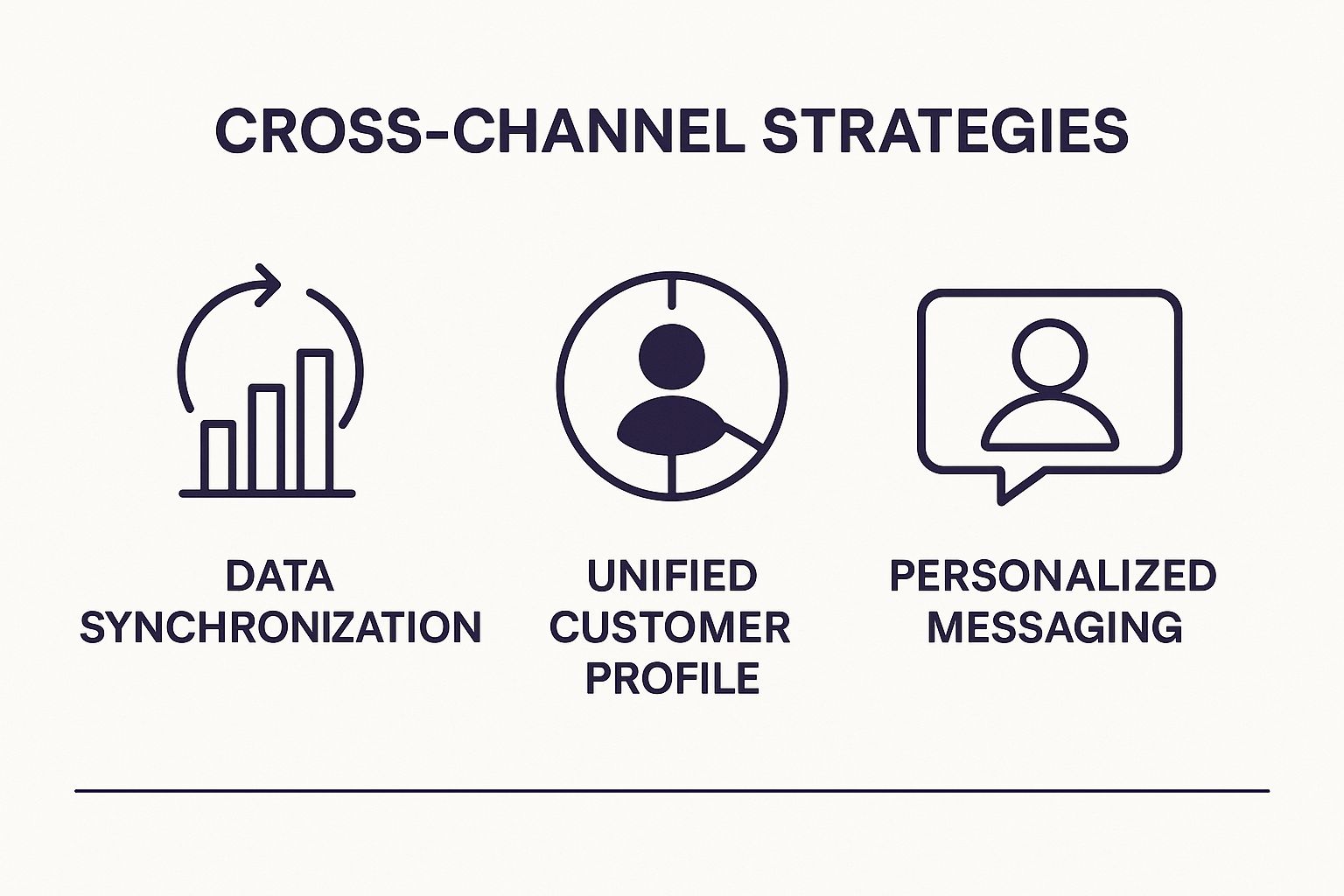 Infographic about what is cross channel marketing