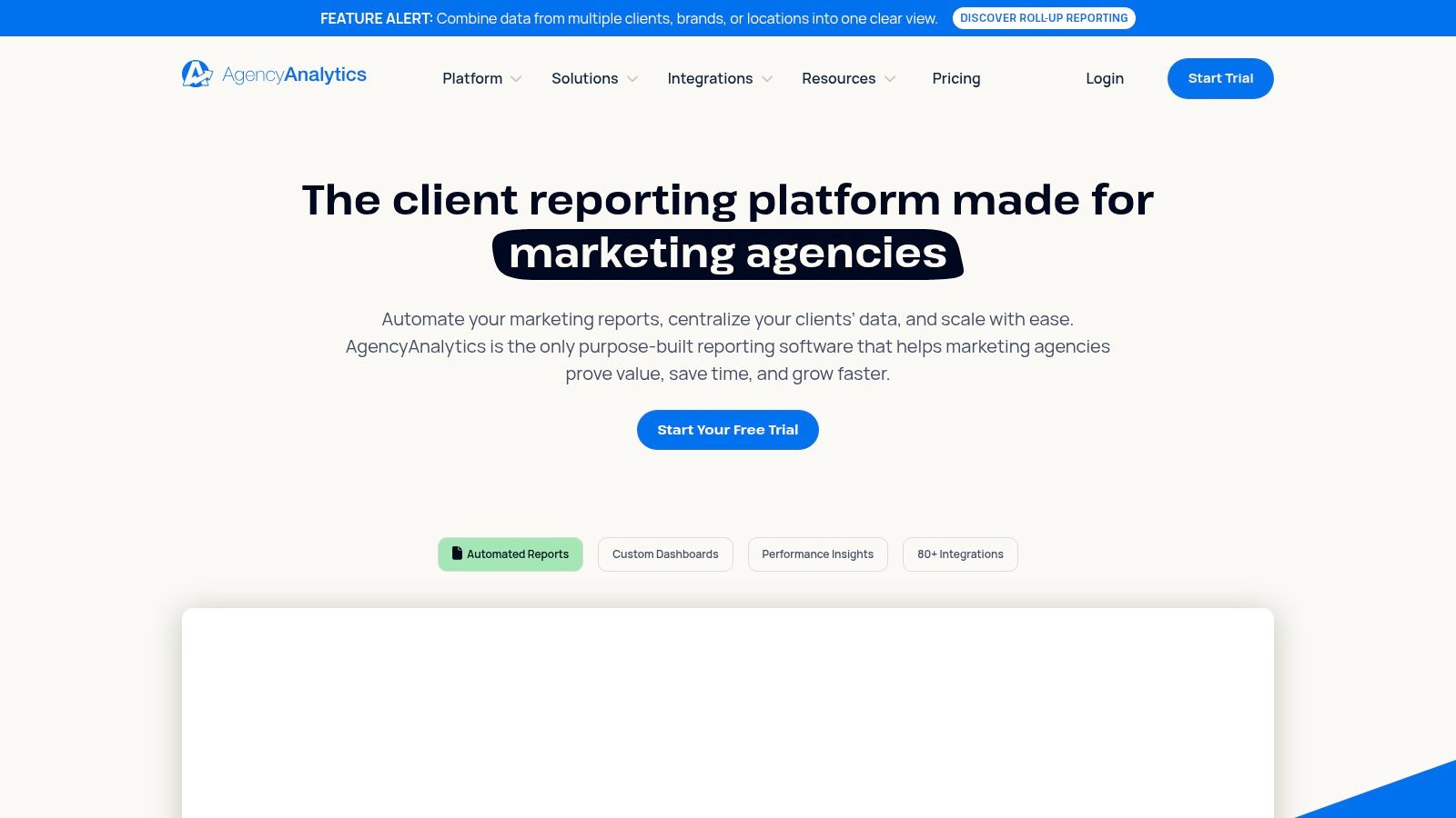 AgencyAnalytics – Report Template Library for Agencies