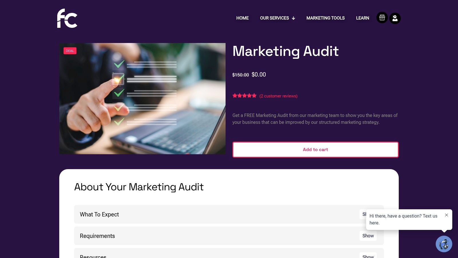 Product - Marketing Audit