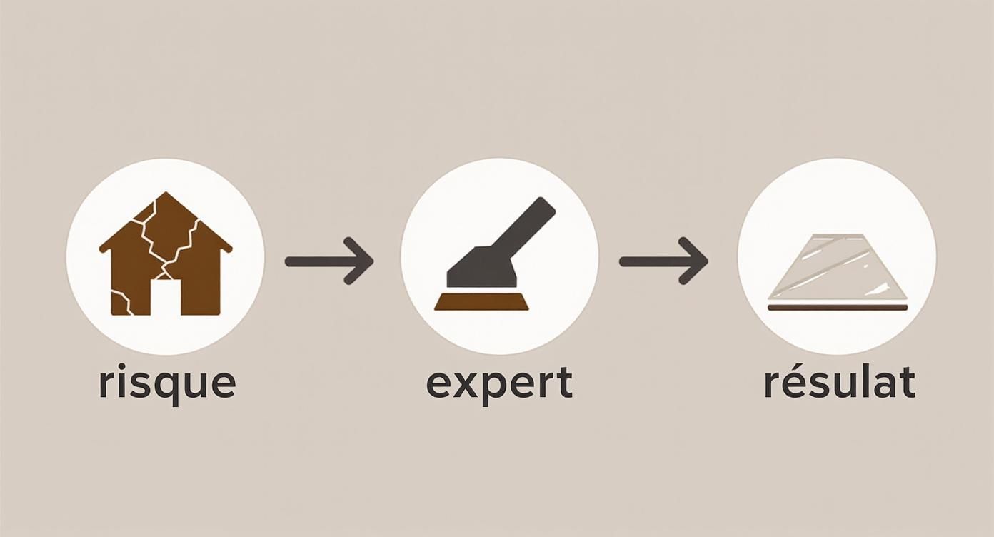Infographic about sableur plancher bois franc