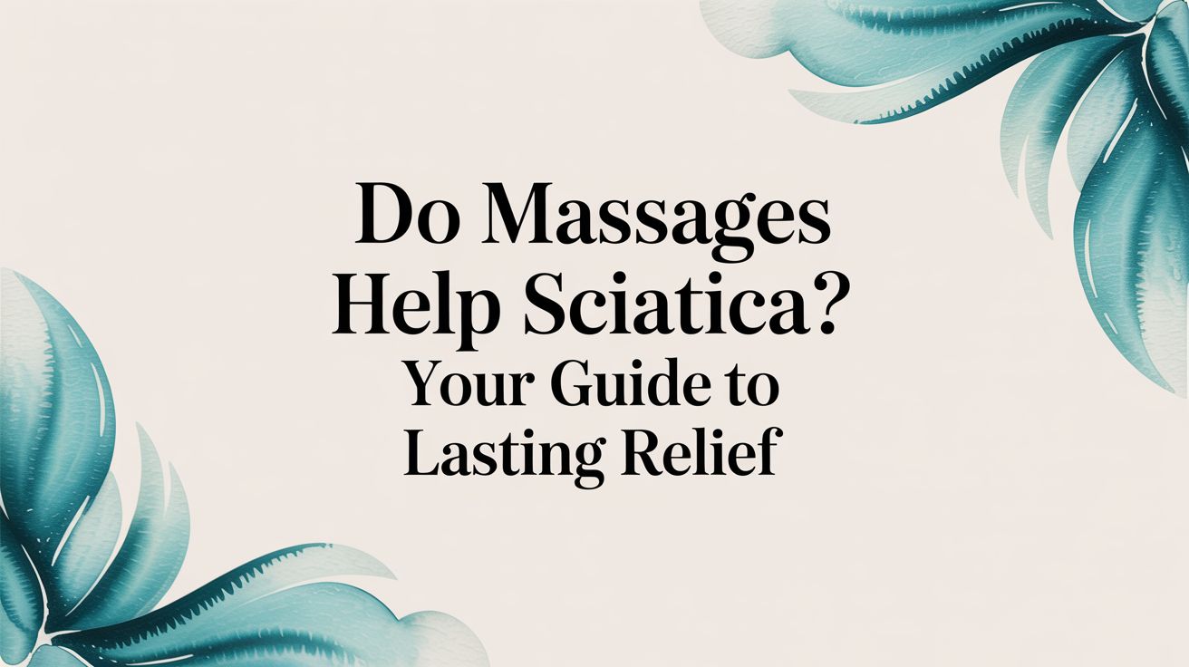 Do Massages Help Sciatica? Your Guide to Lasting Relief