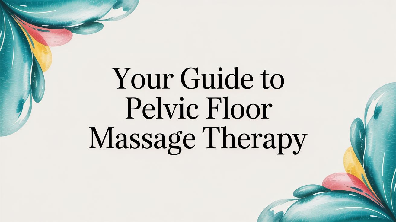 Your Guide to Pelvic Floor Massage Therapy