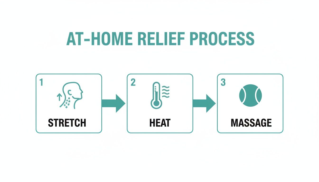 Infographic about knots on the neck