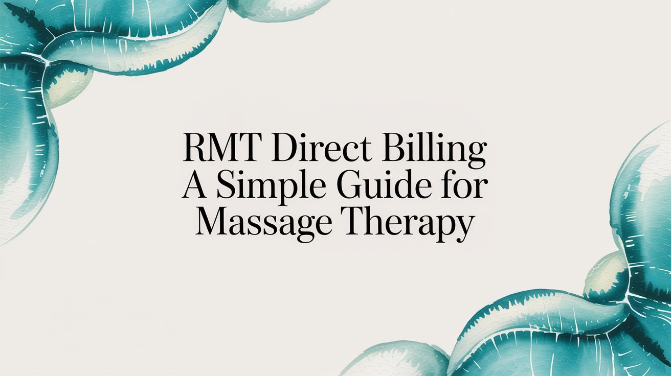RMT Direct Billing: A Simple Guide for Massage Therapy