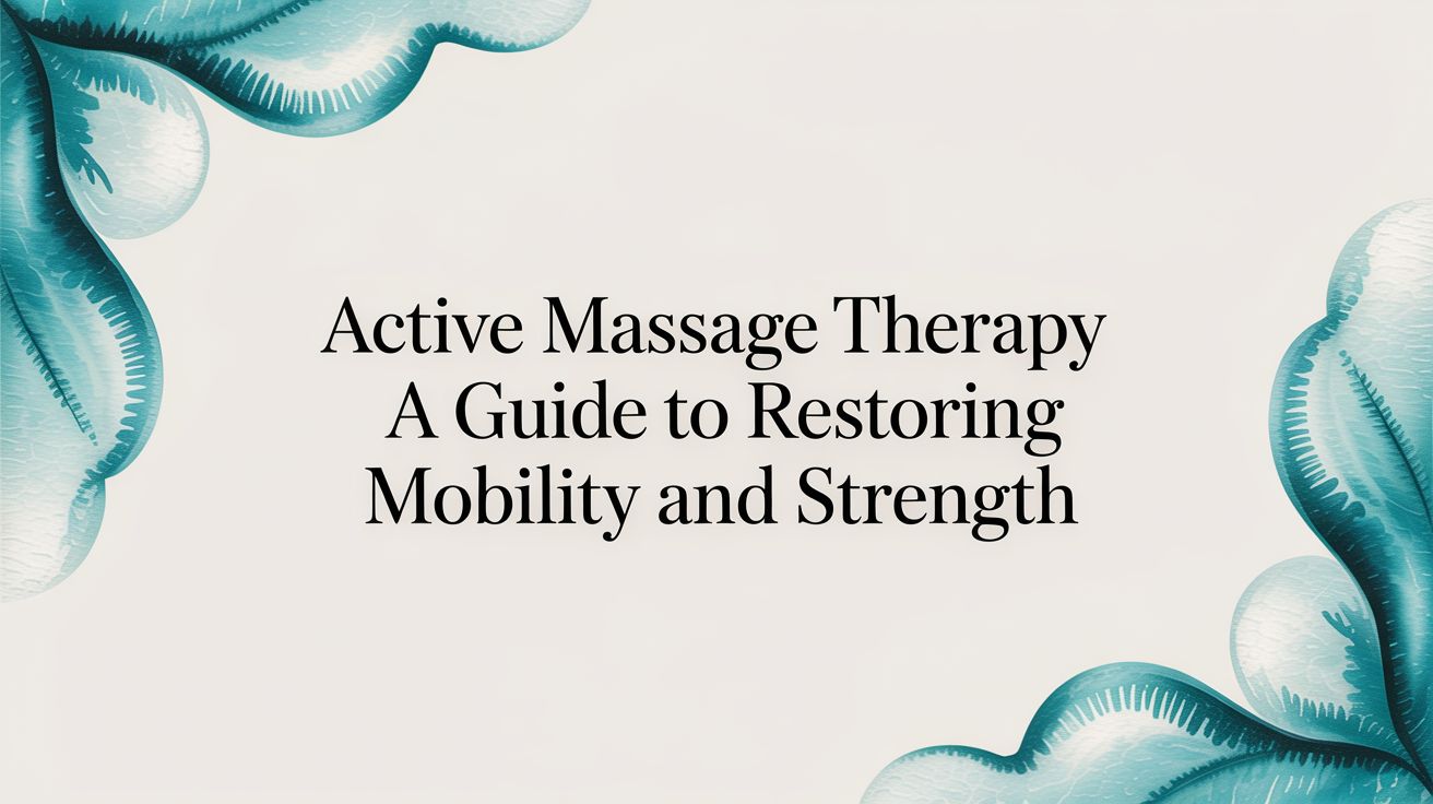 Active Massage Therapy: A Guide to Restoring Mobility and Strength